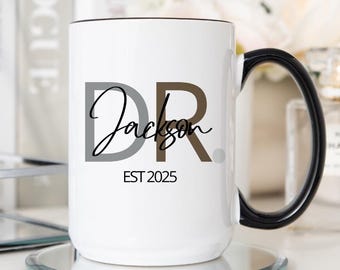 Taza de Doctor Personalizada: Regalo de Doctorado Personalizado