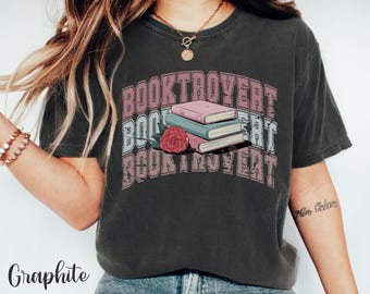 Booktrovert Shirt: Book Lover Gift, Soft Unisex Tee