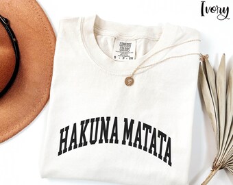 Comfort Colors® Hakuna Matata Disney Shirt, Funny T-Shirt, Lion King Shirt, Disney Sweatshirt, Disney Vacation Shirt, Matching Disney Shirts