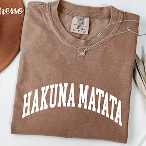 Comfort Colors® Hakuna Matata Disney Shirt, Funny T-Shirt, Lion King Shirt, Disney Sweatshirt, Disney Vacation Shirt, Matching Disney Shirts