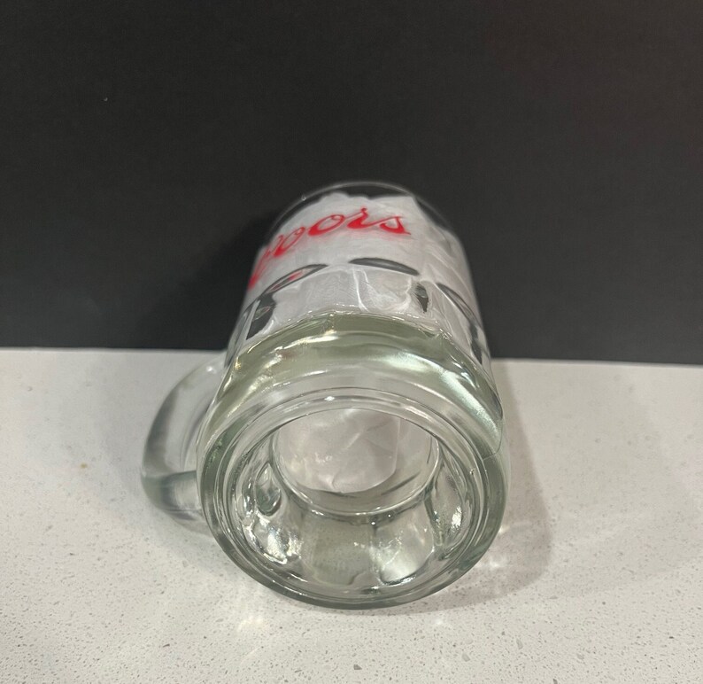 Vintage 1970s Coors Beer Mug HEAVY Thick Bottomed 10 Oz. // Vintage