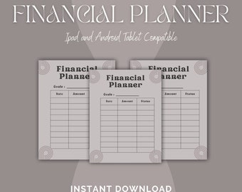 Digitale financieel planner | Budget- en besparingstracker (Goodnotes, Notability)
