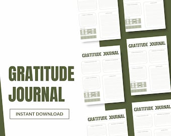 Gratitude Journal | Daily Mindfulness & Self Care (Digital Download)