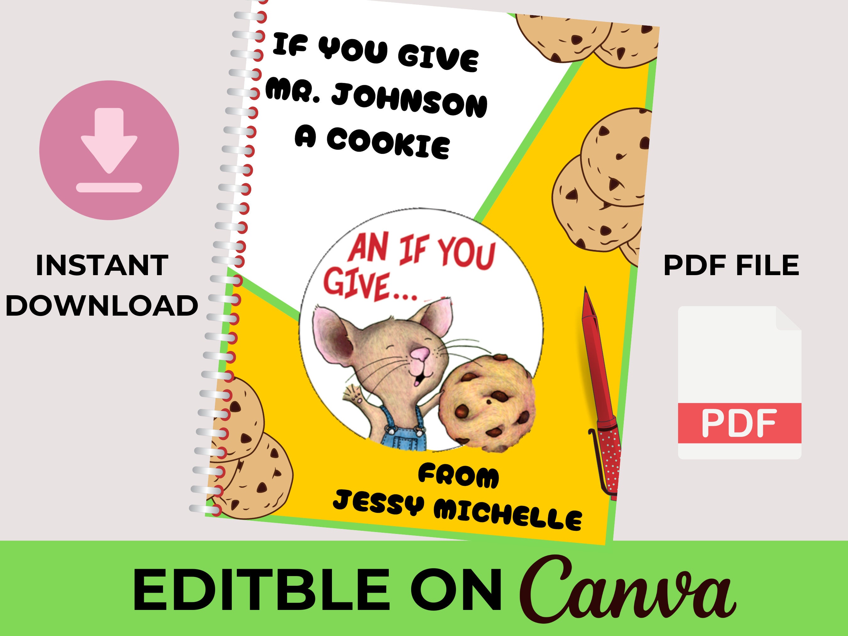 If You Give Teacher A Cookie for Christmas | Teacher Appreciation Gift ...