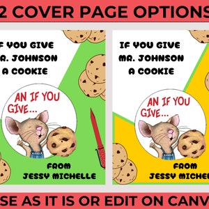 If You Give TEACHER A Cookie For Christmas | Teacher APPRECIATION Gift  | Christmas Mouse Cookie Book |  If You Give your Teacher a Cookie