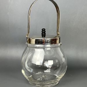 Vintage Crystal Biscuit Jar – Germany, 1950s–60s