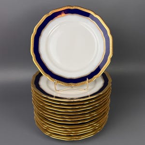 Platos antiguos Hutschenreuther Hohenberg, Alemania vintage / plato, juego de platos