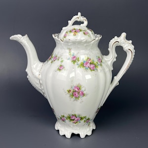 Antyczny porcelanowy czajniczek do kawy | Niemcy vintage