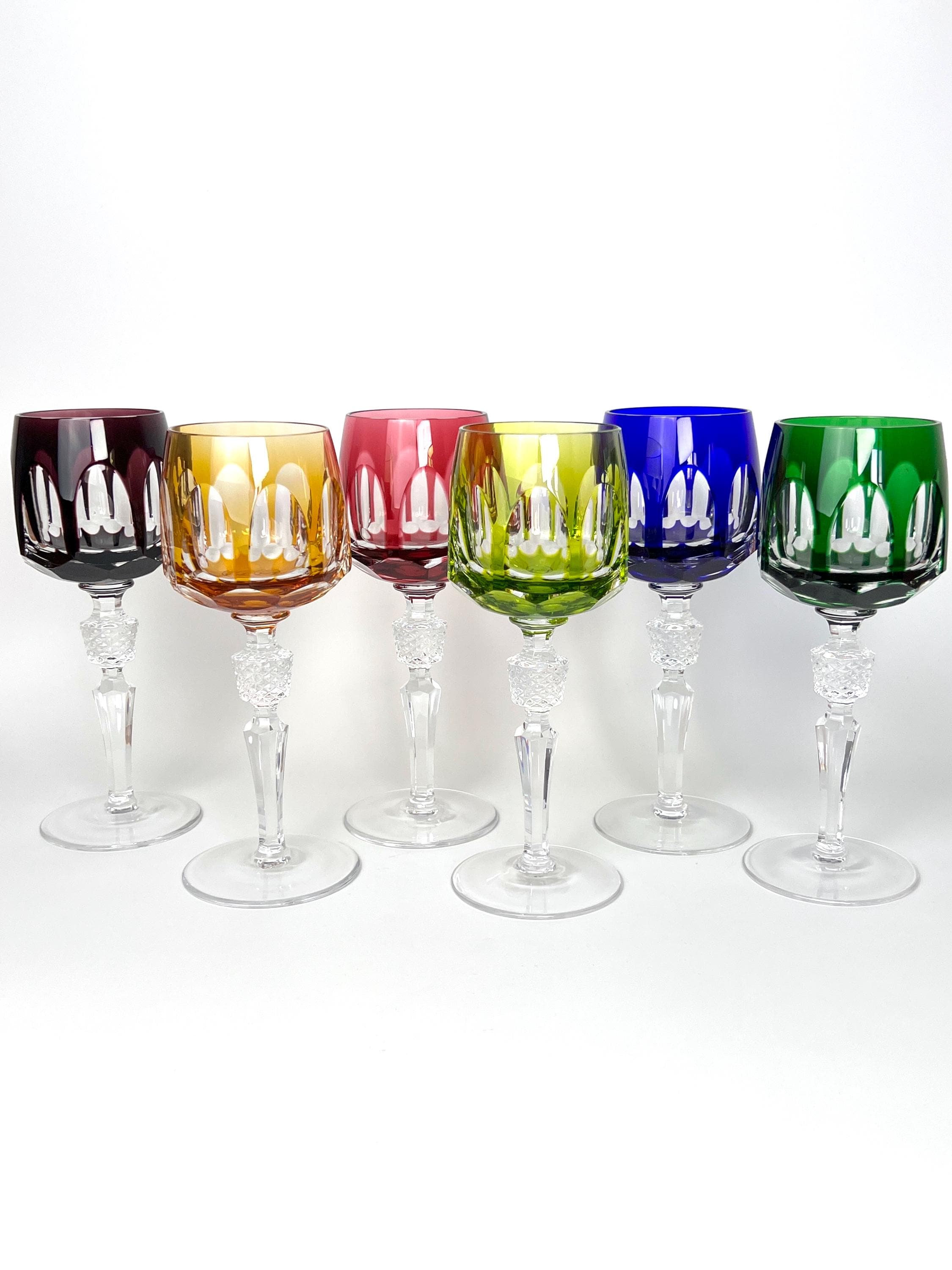 Nachtmann Antika Kristall Gläser Set für Wein,Champagner, Vintage Germany