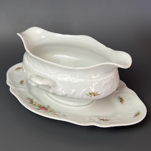 Saucière Rosenthal Sanssouci, Moosrose, Allemagne vintage