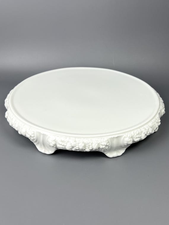 Antique Rosenthal Maria Weiss Porcelain Cake Stand Platter | Maria White | Germany Vintage