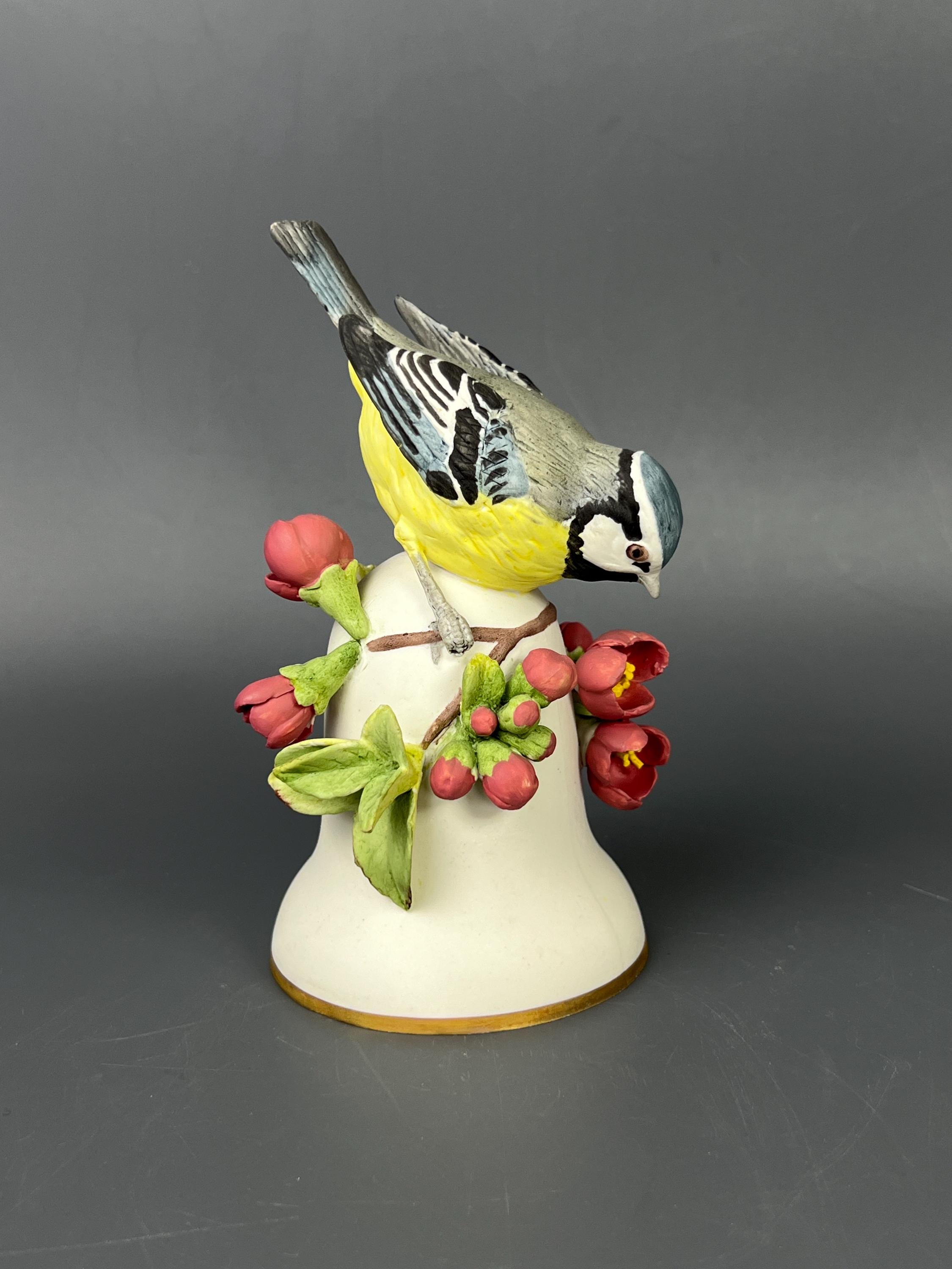 Sizikato Porzellan-Pflanzgefäß Mit Vogel-Ornament – 15,2 Cm, Gestreift, Für Sukkulenten & Kakteen