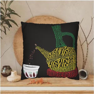 African Pillow Set | African Color Print Covers OR Complete Pillows | Ethiopian Decor gift | Mudcloth, Kente, Ankara Inspired, throw pillow