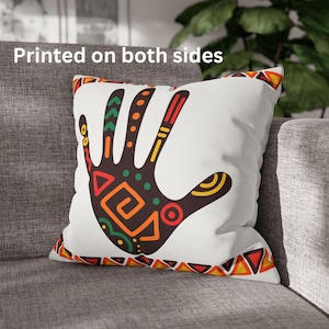 African pattern print pillow Cover or Complete Pillow, Boho Living Room Decor, African, Ankara Inspired, throw pillow, Mudcloth, Bold Tribal