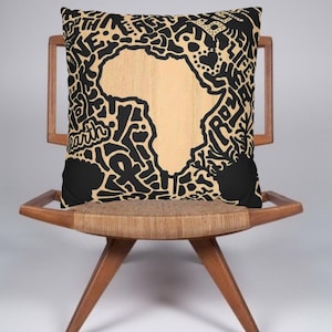 African Pillow Set | Bold Tribal Print Covers OR Complete Pillows | Boho Living Room Decor | Mudcloth, Kente, Ankara Inspired, throw pillows