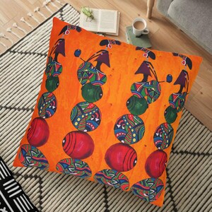 African Pillow Set | African Color Print Covers OR Complete Pillows | Ethiopian Decor gift | Mudcloth, Kente, Ankara Inspired, throw pillow