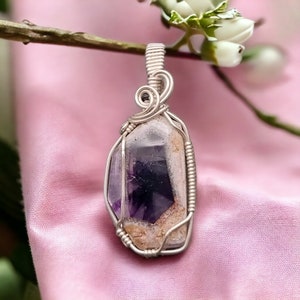 Sterling Silver Trapiche Amethyst Pendant