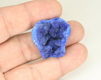 Azurite geode, natural azurite gemstone