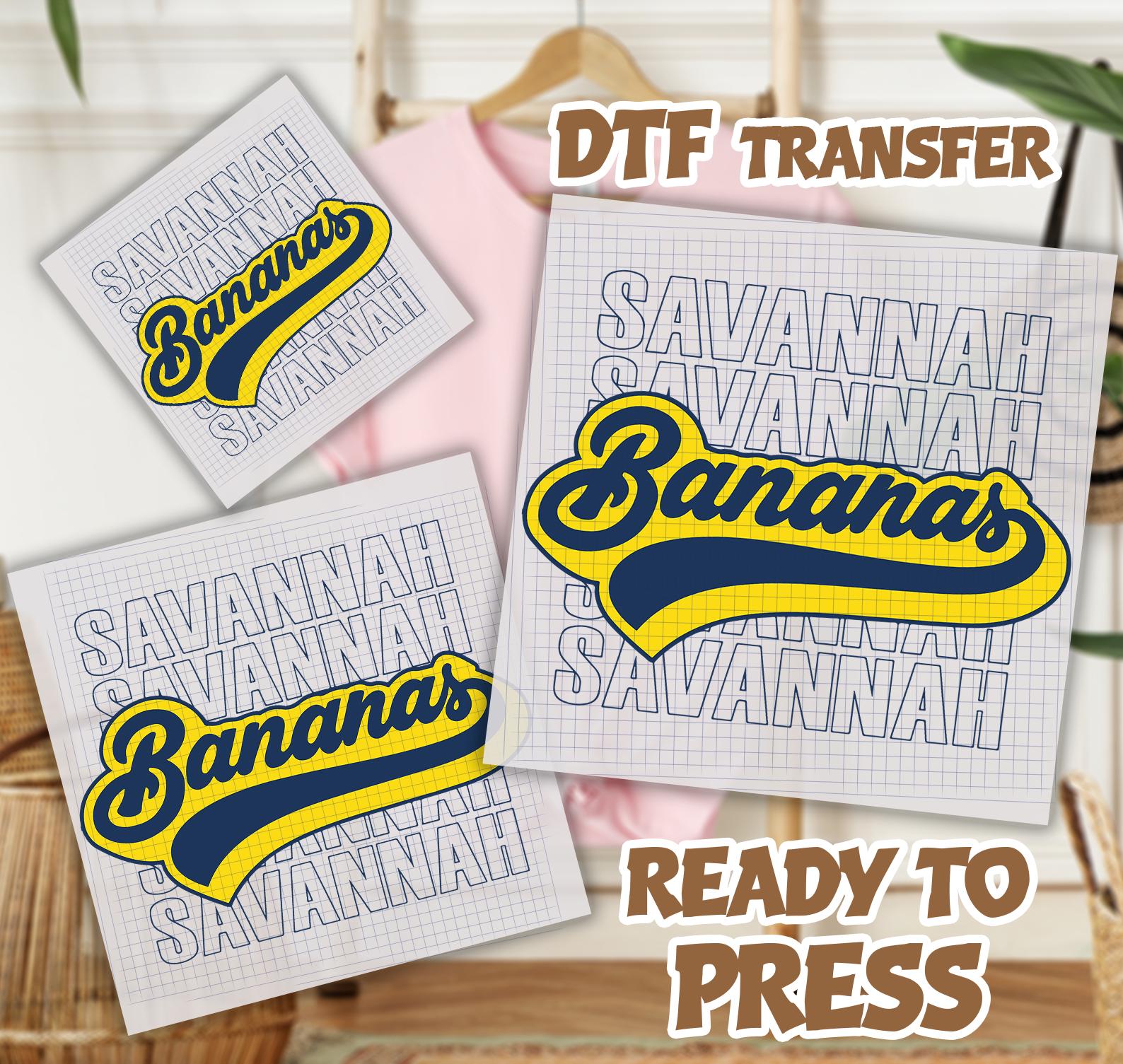 Savannah Banana Logo Iron On - Etsy