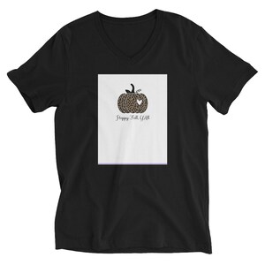 Unisex Short Sleeve V-Neck T-Shirt
