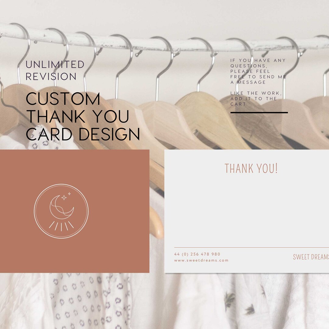 Custom Business Thank You Card Etsy