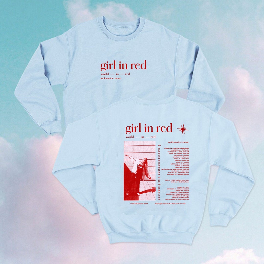 Vintage Girl in Red Shirt Girl in Red Tour 2022 Unisex Etsy