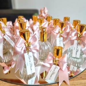 Personalized Empty Glass Cologne Bottle Wedding Favors for Guests, Party Perfume Bottle Favors, Wedding Perfume Favor, Wedding Cologne Favor