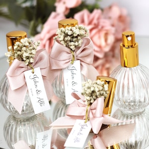 Personalized Empty Glass Cologne Bottle Wedding Favors for Guests, Party Perfume Bottle Favors, Wedding Perfume Favor, Wedding Cologne Favor