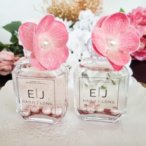 Personalized Empty Glass Perfume Bottle Wedding Favors for Guests, Party Perfume Bottle Favors, Wedding Perfume Favor, Wedding Cologne Favor