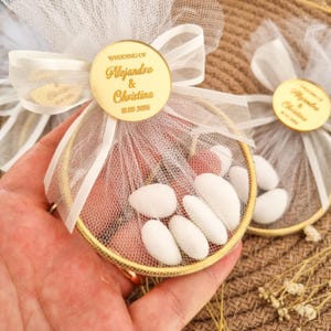 Bonbons aux amandes de mariage personnalisés pour invités, cadeaux de fiançailles, faveur de bonbons aux amandes, cadeau de bonbons aux amandes de mariage, bonbon pour fête