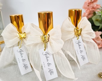 Personalized Wedding Favors Perfume Bottle for Guests, Wedding Day Fragrance Gift, Party Perfume Bottle Favors, Wedding Perfume Favor