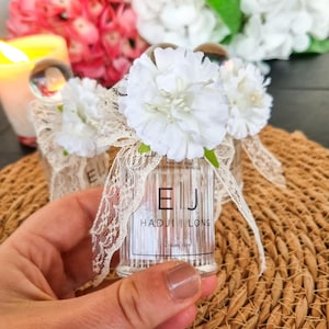 Personalized Empty Glass Cologne Bottle Wedding Favors for Guests, Party Perfume Bottle Favors, Wedding Perfume Favor, Wedding Cologne Favor