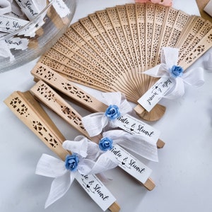 Ventaglio pieghevole personalizzato per matrimonio, regali per matrimonio, regalo rustico per matrimonio, bomboniere per matrimonio, regalo personalizzato per matrimonio, regalo estivo per matrimonio