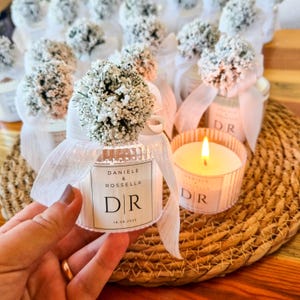 Bomboniere personalizzate per gli ospiti, bomboniere per la festa nuziale, regalo di nozze unico, candele nuziali all'ingrosso, regalo di candele nuziali