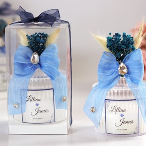 Personalized Elegant Candle Wedding Favor for Guests, Bridal Shower Favor Unique Wedding Gift, Wholesale Wedding Candle, Luxury Wedding Gift