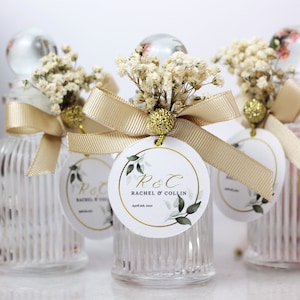Personalized Empty Glass Cologne Bottle Wedding Favors for Guests, Party Perfume Bottle Favors, Wedding Perfume Favor, Wedding Cologne Favor
