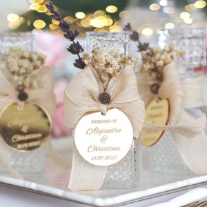 Personalized Empty Glass Perfume Bottle Wedding Favors for Guests, Party Perfume Bottle Favors, Wedding Perfume Favor, Wedding Cologne Favor