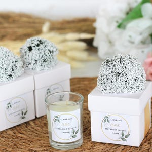 Personalized Elegant Candle Wedding Favor for Guests, Bridal Shower Favor Unique Wedding Gift, Wholesale Wedding Candle, Luxury Wedding Gift