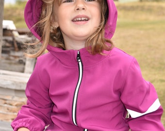 Tuta Softshell da esterno per bambini, impermeabile, unisex, per ragazze e ragazzi