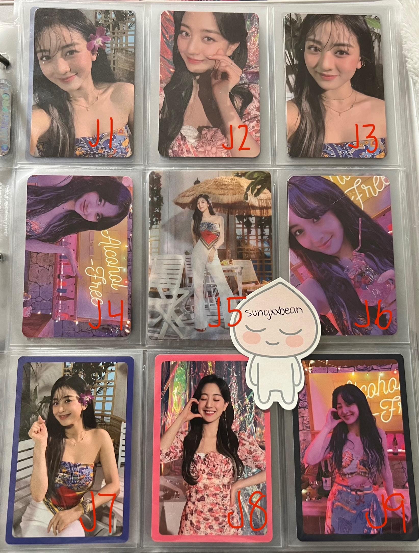 Twice Jihyo Official Photocards (feel Special—alcohol Free) - Etsy