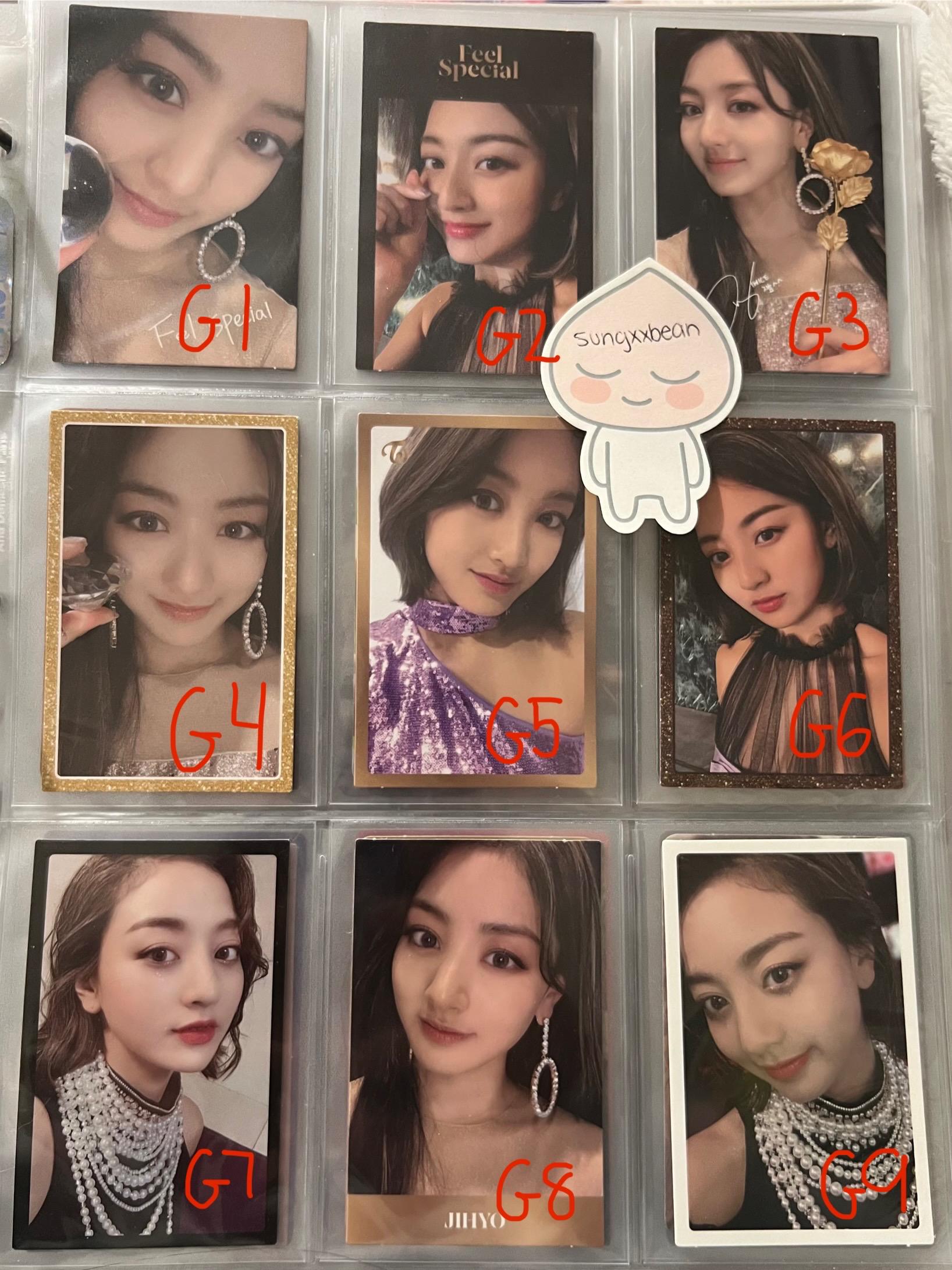 Twice Jihyo Official Photocards (feel Special—alcohol Free) - Etsy