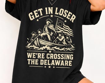250th Birthday Delaware Crossing Shirt, 4th of July History Tee, Patriotic T-Shirt