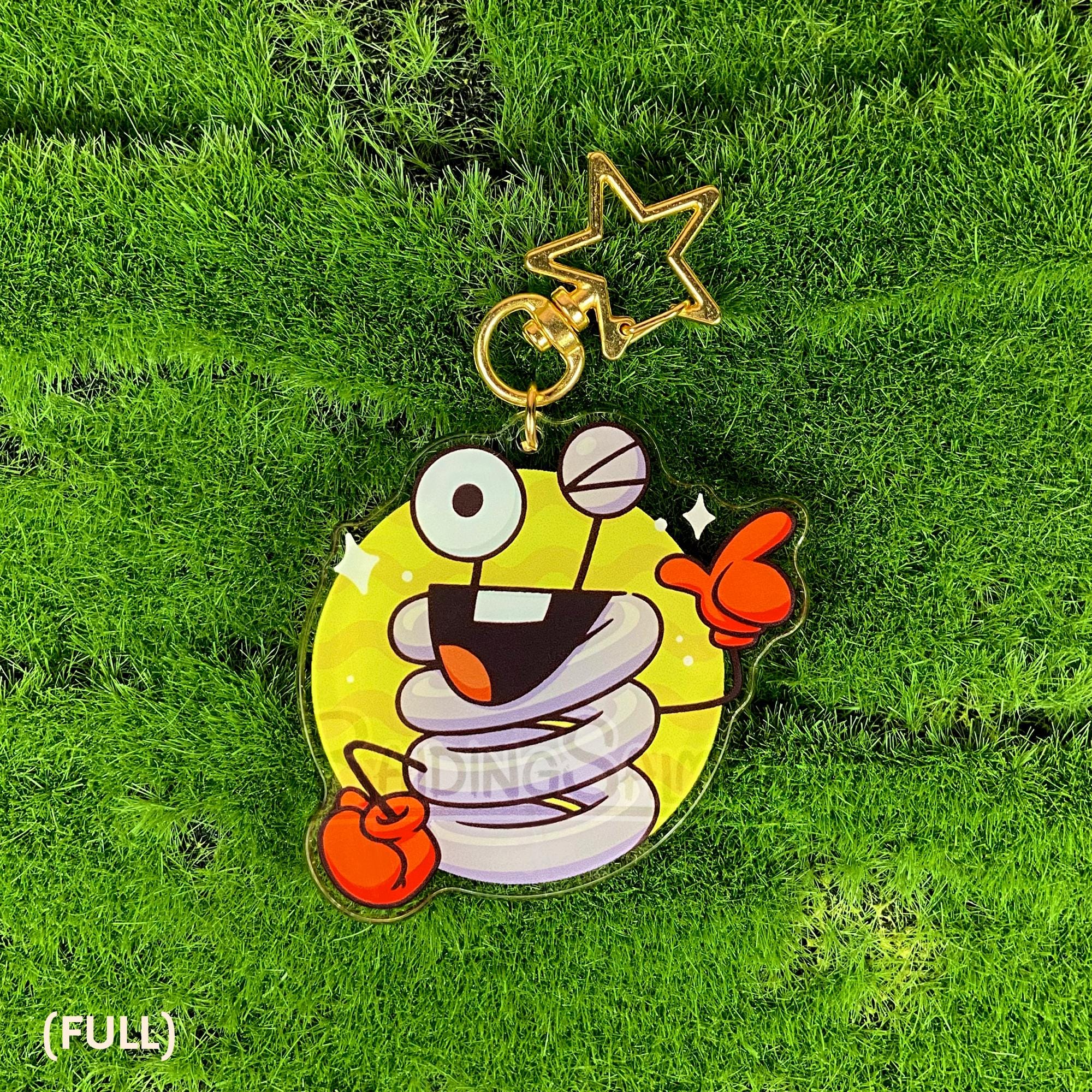 Inanimate Keychains Springy Inanimate Insanity 2.5 Inch Acrylic Keychain - Etsy