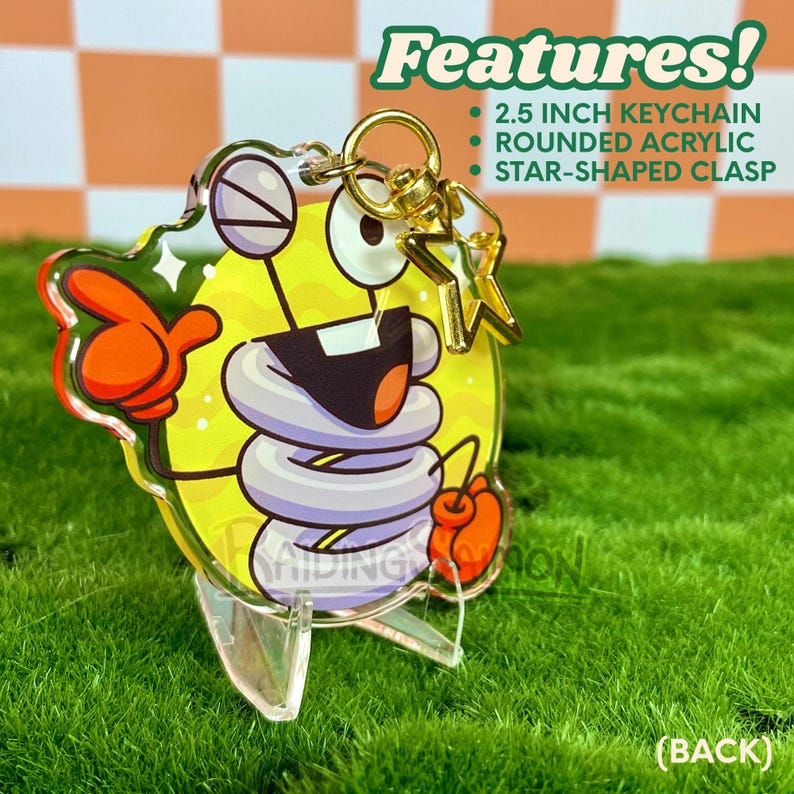 Springy Inanimate Insanity 2.5 Inch Acrylic Keychain - Etsy