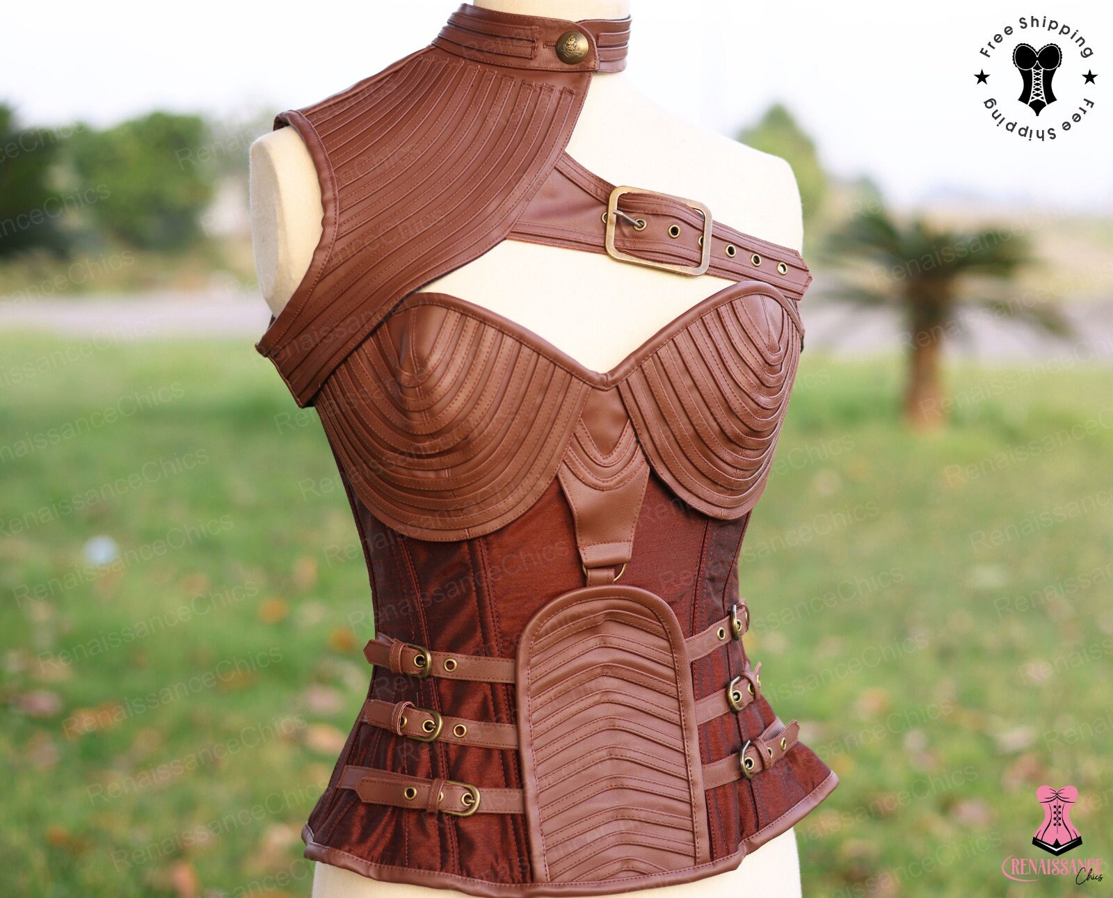 Boned Corset “Secret Garden”  Boned corsets, Medieval clothing, Concept  clothing