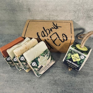 Box découverte bio savons saponifiés à froid cosmétiques et ménager