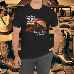 Funny Western Music Tee: Cowboy Cowgirl Rodeo T-Shirt