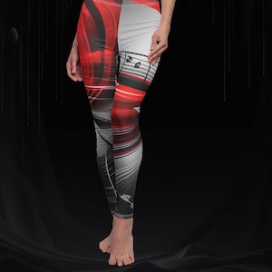Rave Tights, Retro Leggings, Women&#39;s Colorful Pants, Music Leggings, Party Pants, Yoga Pants