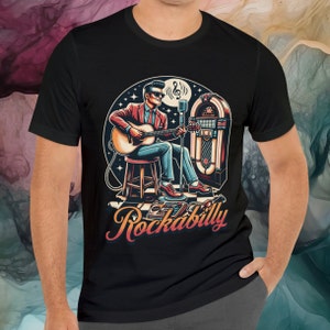 Rockabilly Shirt, Hot Rod Shirt, Rockabilly Clothing, Rock and Roll Shirt, Short Sleeve, Retro Tshirt, Bowling Shirt