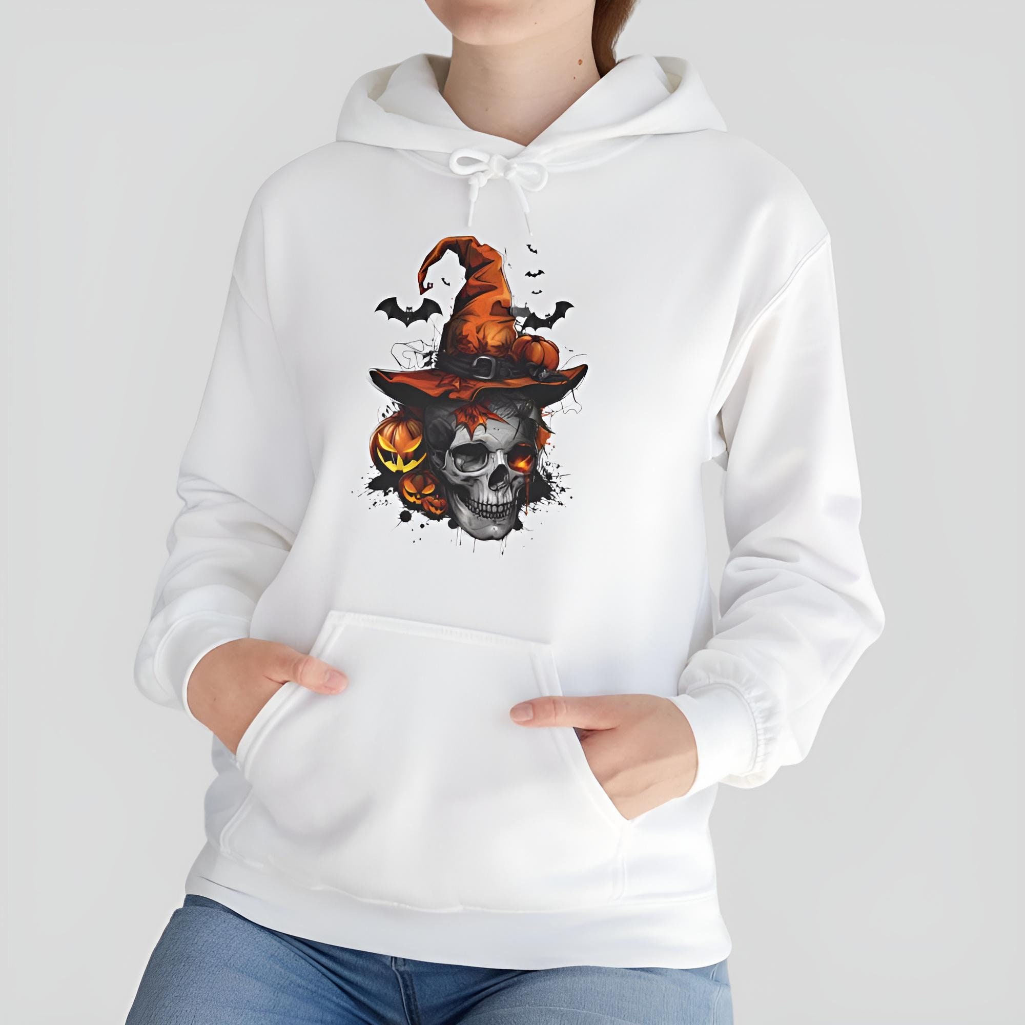 Halloween Print Hoodie Etsy